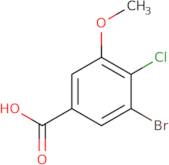 3-Bromo-4-chloro-5-methoxybenzoic acid