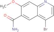 4-Bromo-7-methoxyquinoline-6-carboxamide