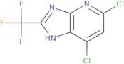 5,7-Dichloro-2-(trifluoromethyl)-1H-imidazo[4,5-b]pyridine