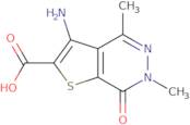 3-Amino-4,6-dimethyl-7-oxo-6,7-dihydrothieno[2,3-d]pyridazine-2-carboxylic acid