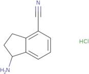 1-Amino-2,3-dihydro-1H-indene-4-carbonitrile hydrochloride