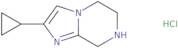 2-Cyclopropyl-5,6,7,8-tetrahydroimidazo[1,2-a]pyrazine hydrochloride