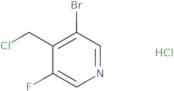 3-Bromo-4-(chloromethyl)-5-fluoropyridine hydrochloride