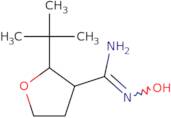 rac-(2R,3S)-2-tert-Butyl-N'-hydroxyoxolane-3-carboximidamide