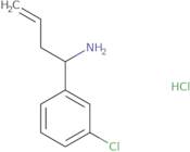 1-(3-Chlorophenyl)but-3-en-1-amine hydrochloride