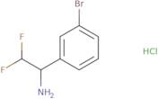 1-(3-Bromophenyl)-2,2-difluoroethanamine hydrochloride