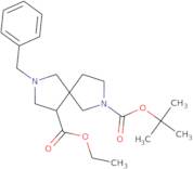 2-(tert-Butyl) 9-ethyl 7-benzyl-2,7-diazaspiro[4.4]nonane-2,9-dicarboxylate