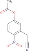 3-(Cyanomethyl)-4-nitrophenyl acetate