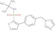 3-(4-((1H-imidazol-1-yl)methyl)phenyl)-N-(tert-butyl)thiophene-2-sulfonamide