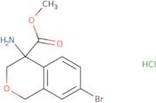 Methyl 4-amino-7-bromoisochromane-4-carboxylate hydrochloride