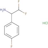 2,2-Difluoro-1-(4-fluorophenyl)ethan-1-amine hydrochloride