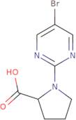 1-(5-Bromopyrimidin-2-yl)pyrrolidine-2-carboxylic acid