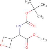 Methyl (2S)-2-[(2-methylpropan-2-yl)oxycarbonylamino]-2-(oxetan-3-yl)acetate