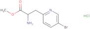 Methyl (2S)-2-amino-3-(5-bromo(2-pyridyl))propanoate hydrochloride