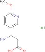 (S)-3-Amino-3-(6-methoxypyridin-3-yl)propanoic acid hydrochloride