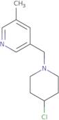 3-((4-Chloropiperidin-1-yl)methyl)-5-methylpyridine