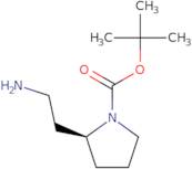 (S)-2-(Aminoethyl)-1-N-boc-pyrrolidine
