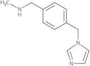 {[4-(1H-Imidazol-1-ylmethyl)phenyl]methyl}(methyl)amine