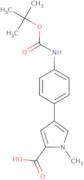 -4(-4(Tert-Butoxycarbonylamino)Phenyl)-1-Methyl-1H-Pyrrole-2-Carboxylic Acid