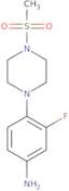3-Fluoro-4-[4-(methylsulfonyl)piperazino]aniline