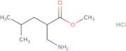 Methyl 2-(aminomethyl)-4-methylpentanoate hydrochloride