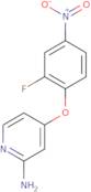 2-Amino-4-(2-fluoro-4-nitrophenoxy)pyridine