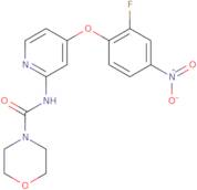 N-[4-(2-Fluoro-4-nitrophenoxy)pyridin-2-yl]morpholine-4-carboxamide