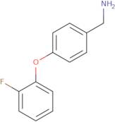 [4-(2-Fluorophenoxy)phenyl]methanamine