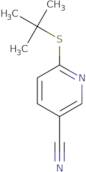 6-(tert-Butylsulfanyl)pyridine-3-carbonitrile