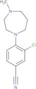 3-Chloro-4-(4-methyl-1,4-diazepan-1-yl)benzonitrile