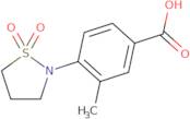 4-(1,1-Dioxo-1,2-thiazolidin-2-yl)-3-methylbenzoic acid