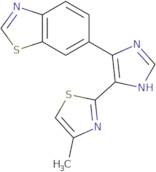 6-[5-(4-Methyl-1,3-thiazol-2-yl)-1H-imidazol-4-yl]-1,3-benzothiazole