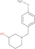 1-{[4-(Methylsulfanyl)phenyl]methyl}piperidin-3-ol