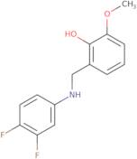 2-[(3,4-Difluoroanilino)methyl]-6-methoxybenzenol