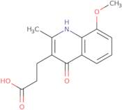 3-(4-Hydroxy-8-methoxy-2-methyl-quinolin-3-yl)-propionic acid