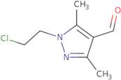 1-(2-Chloroethyl)-3,5-dimethyl-1H-pyrazole-4-carbaldehyde