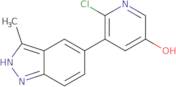 6-Chloro-5-(3-methyl-1H-indazol-5-yl)pyridin-3-ol