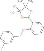 1,3,2-Dioxaborolane, 2-[2-[(3-fluorophenyl)methoxy]phenyl]-4,4,5,5-tetramethyl