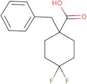 1-Benzyl-4,4-difluorocyclohexane-1-carboxylic acid