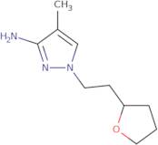 4-Methyl-1-[2-(oxolan-2-yl)ethyl]-1H-pyrazol-3-amine