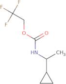 2,2,2-Trifluoroethyl N-(1-cyclopropylethyl)carbamate