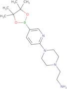 2-(4-(5-(4,4,5,5-Tetramethyl-1,3,2-dioxaborolan-2-yl)pyridin-2-yl)piperazin-1-yl)ethanamine