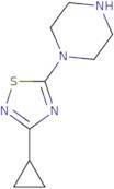 1-(3-Cyclopropyl-1,2,4-thiadiazol-5-yl)piperazine