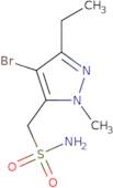 (4-Bromo-3-ethyl-1-methyl-1H-pyrazol-5-yl)methanesulfonamide