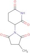 3-(3-Methyl-2,5-dioxopyrrolidin-1-yl)piperidine-2,6-dione