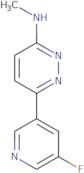 6-(5-Fluoropyridin-3-yl)-N-methylpyridazin-3-amine