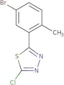 2-(5-Bromo-2-methylphenyl)-5-chloro-1,3,4-thiadiazole