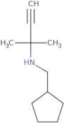 (Cyclopentylmethyl)(2-methylbut-3-yn-2-yl)amine