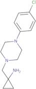 1-{[4-(4-Chlorophenyl)piperazin-1-yl]methyl}cyclopropan-1-amine