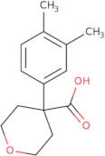 4-(3,4-Dimethylphenyl)oxane-4-carboxylic acid